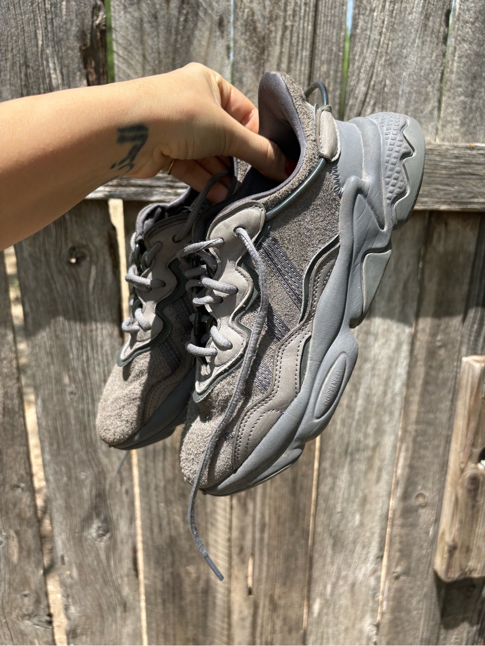 Gray Adidas Ozweego